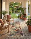 Coastal Terrace Collection Area Rug -  Wavecrest Runner Multi  lifestyle 50