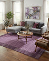 Studio Haven Collection Area Rug -  Conservatory (Violet) Rectangle Violet  lifestyle 5