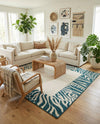 Savannah Escape Collection Area Rug - Serengeti Square Ivory  lifestyle 70