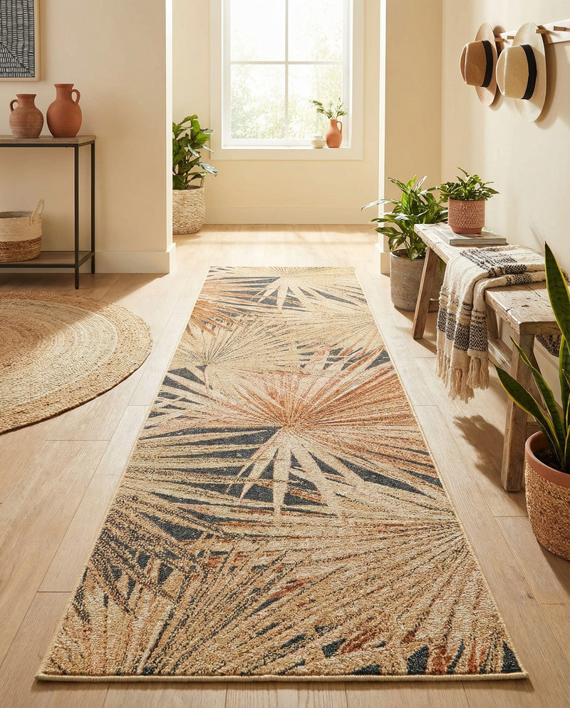 Seaside Blooms Collection Area Rug -  Avalon Runner Multi  lifestyle 57