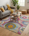 Urban Terrace Collection Area Rug -  Plaza Rectangle Multi  lifestyle 9