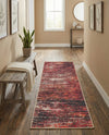 Sahara Essence Collection Area Rug - Oasis (Rust Red) Runner Rust Red  lifestyle 27