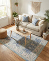 Savannah Series Collection Area Rug -  Beaufort Rectangle French Blue  lifestyle 17