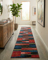 Urban Terrace Collection Area Rug -  Courtyard Runner Multi  lifestyle 75