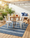 Urban Oasis Rugs Collection Area Rug -  District (Blue) Rectangle Blue  lifestyle 5