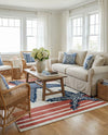 Caribbean Terrace Collection Area Rug -  Curacao Rectangle Ivory  lifestyle 4