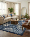 Horizon Collection Area Rug - Dawn Rectangle Blue  lifestyle 34