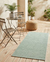 Jill Zarin Sedona Oasis Outdoor Collection Area Rug - Coconino (Palm Green) Runner Palm Green  lifestyle 55