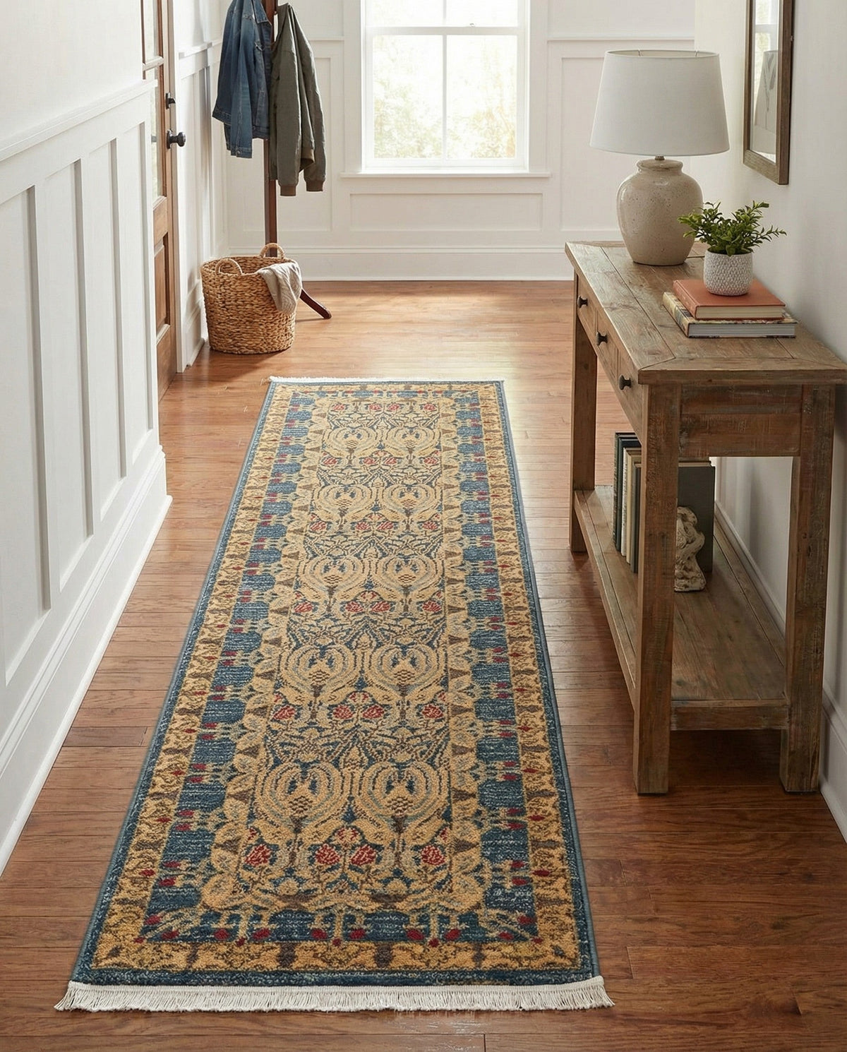 Chelsea Elegance Collection Area Rug -  Brompton (Navy Blue) Runner Navy Blue  lifestyle 115