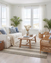 Martha's Vineyard Blueprints Collection Area Rug - Edgartown Rectangle Gray  lifestyle 71