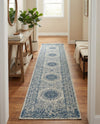Patio Heritage Collection Area Rug -  Lafayette (Blue) Runner Blue  lifestyle 52