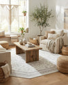 Cambridge Classics Collection Area Rug -  Fitzwilliam (Cream) Octagon Cream  lifestyle 61
