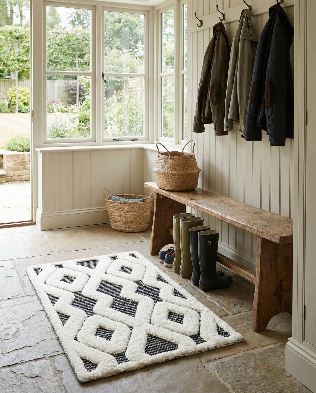 Monochrome Collection Area Rug -  Glacier Rectangle Gray  lifestyle 17