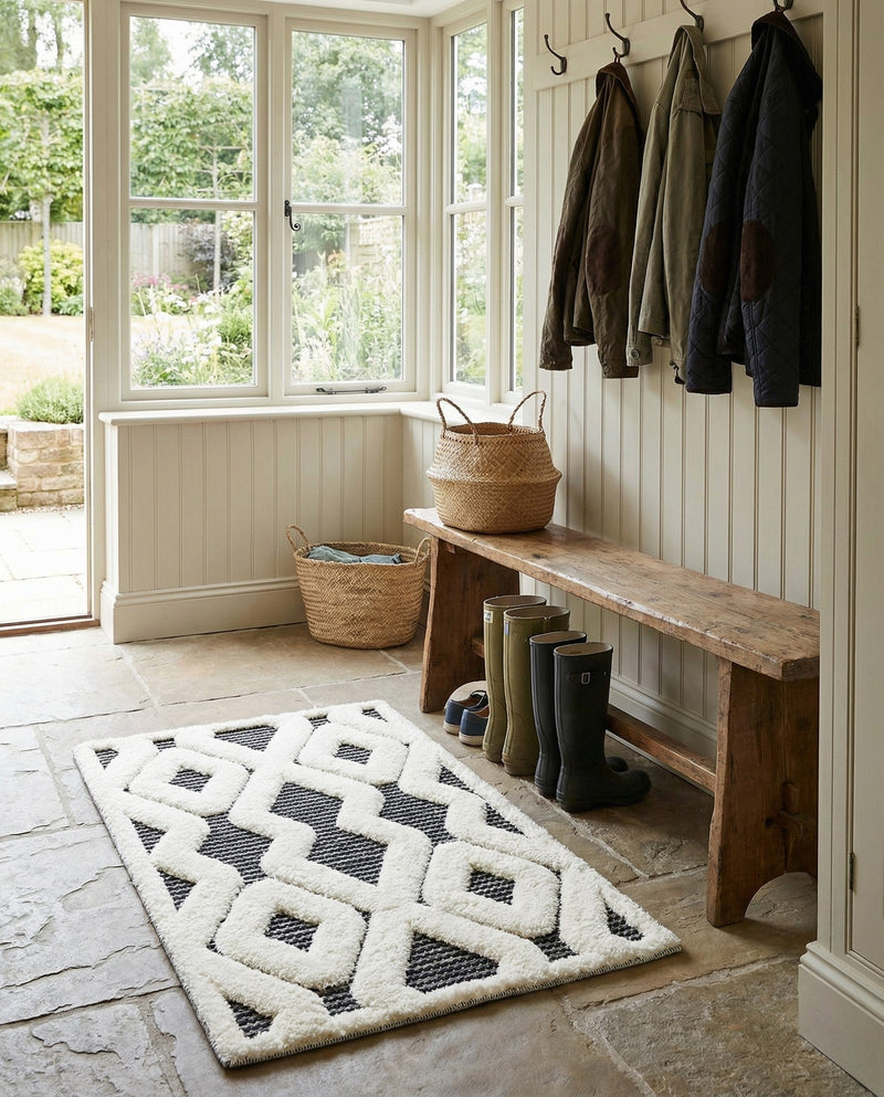 Monochrome Collection Area Rug -  Glacier Rectangle Gray  lifestyle 17