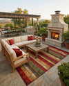 Urban Terrace Collection Area Rug -  Rooftop Rectangle Multi  lifestyle 15