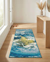 Urban Terrace Collection Area Rug -  Pergola Runner Blue  lifestyle 16