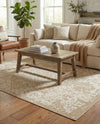 Patio Heritage Collection Area Rug - Santorini Rectangle Khaki  lifestyle 12