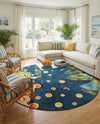 Seaside Haven Rugs Collection Area Rug -  Dunes Round Multi  lifestyle 59