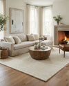Lana Tasmanian Wool Collection Area Rug - Waitomo Rectangle Ivory  lifestyle 61