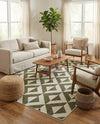 Urban Oasis Rugs Collection Area Rug -  Highrise (Green) Rectangle Green  lifestyle 10