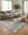 Riviera Elegance Collection Area Rug -  Monaco (Light Gray) Rectangle Light Gray  lifestyle 22