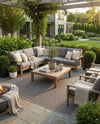 Urban Oasis Rugs Collection Area Rug -  Rooftop (Charcoal Gray) Square Charcoal Gray  lifestyle 35