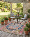 Patio Heritage Collection Area Rug -  Sanctuary Rectangle Multi  lifestyle 24
