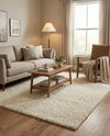 Wellington Luxe Shag Collection Area Rug - Kapiti Rectangle Moroccan Ivory  lifestyle 13