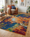 Caribbean Cove Collection Area Rug -  Bequia Rectangle Multi  lifestyle 15