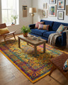 Caribbean Cove Collection Area Rug -  Mustique Rectangle Multi  lifestyle 44