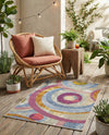 Urban Terrace Collection Area Rug -  Plaza Rectangle Multi  lifestyle 14