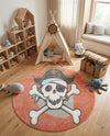Wonder Tykes Collection Area Rug -  Harmony Round Red  lifestyle 48