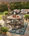 Outdoor Marrakesh Collection Area Rug -  Essaouira Square Navy Blue  lifestyle 64