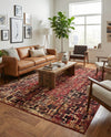 Neptune Elegance Collection Area Rug -  Proteus Rectangle Burgundy  lifestyle 23
