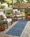 Garden Lattice Charm Collection Area Rug -  Pergola (Navy Blue) Runner Navy Blue  lifestyle 41