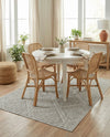 Savannah Pergola Collection Area Rug -  Eden Rectangle Light Gray  lifestyle 33