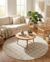 Coastal Haven Collection Area Rug -  Seafarer Round Ivory  lifestyle 41