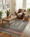 Thar Cotton Collection Area Rug -  Kovalam Rectangle Multi  lifestyle 13