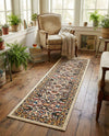 Tabriz Tapestry Collection Area Rug - Sahand (Cream) Runner Cream  lifestyle 27