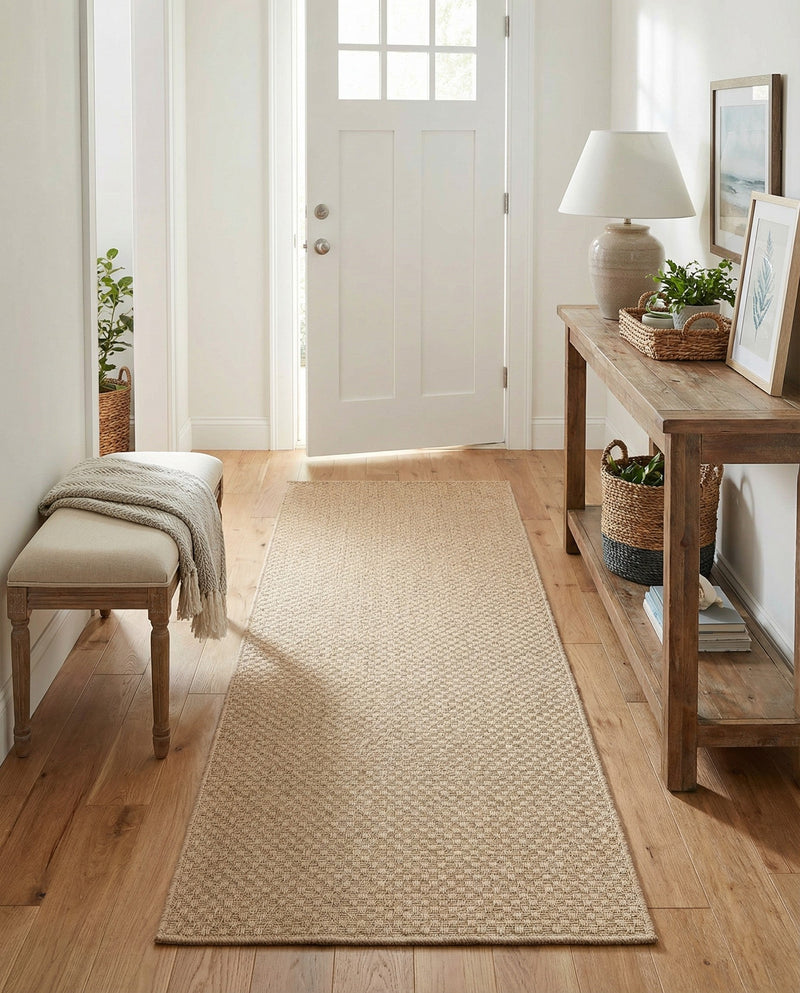 Sahara Sands Collection Area Rug -  Rosetta Runner Natural  lifestyle 55
