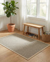 Terrace Fringe Collection Area Rug - Patio Rectangle Brown  lifestyle 16
