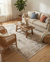 Coastal Manor Collection Area Rug -  Seagrove Rectangle Beige  lifestyle 15