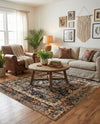 Neptune Elegance Collection Area Rug -  Galatea (Black) Square Black  lifestyle 52