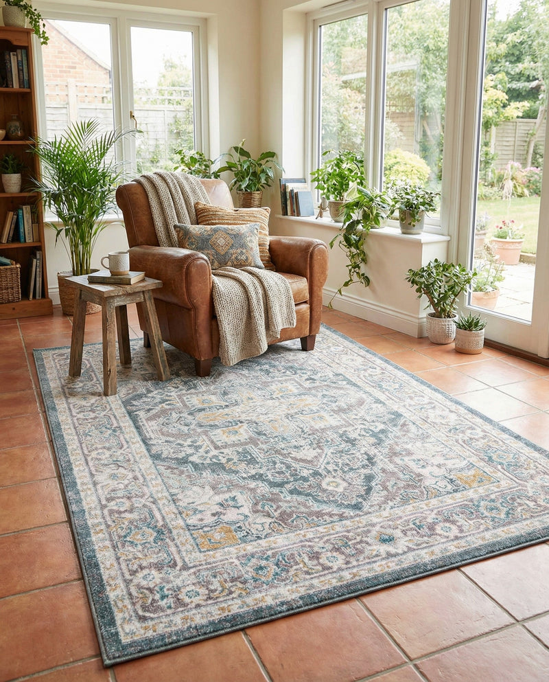 Caribbean Breeze Collection Area Rug -  Andros Rectangle Gray  lifestyle 33