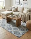 Aegean Elegance Washables Collection Area Rug -  Tinos Rectangle Ivory  lifestyle 56
