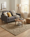 Trellis Haven Collection Area Rug -  Havencrest Rectangle Beige  lifestyle 8