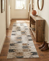 Desert Modern Eco Rug Series Collection Area Rug -  Taos Runner Ivory  lifestyle 48