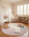 Wonder Tykes Collection Area Rug -  Tangle Round Pink  lifestyle 42