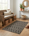Savannah Pergola Collection Area Rug -  Pavilion (Charcoal) Rectangle Charcoal  lifestyle 9