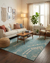 Desert Nomad Terrace Collection Area Rug - Sahara (Light Aqua) Rectangle Light Aqua  lifestyle 18